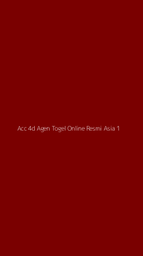 Tampilan Antarmuka Aplikasi Acc 4d Agen Togel Online Resmi Asia - 1