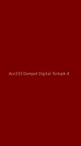 Tampilan Antarmuka Aplikasi Ace333 Dompet Digital Terbaik - 4