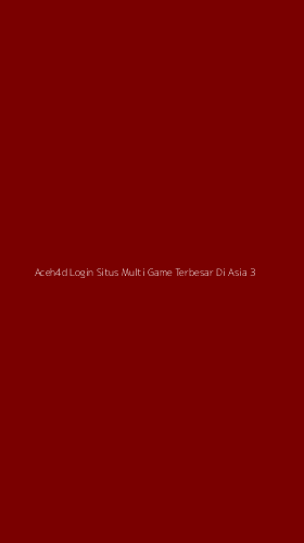 Tampilan Antarmuka Aplikasi Aceh4d Login Situs Multi Game Terbesar Di Asia - 3