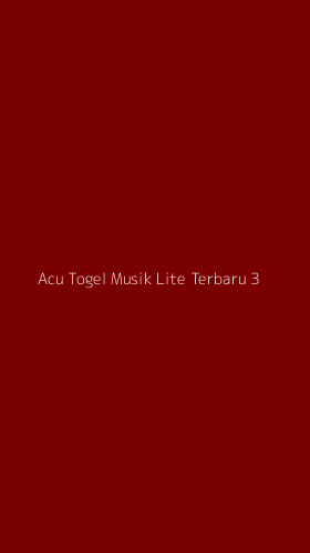 Tampilan Antarmuka Aplikasi Acu Togel Musik Lite Terbaru - 3
