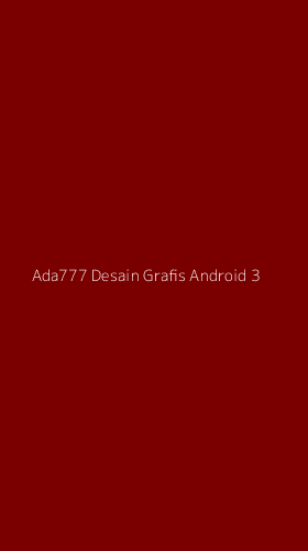 Tampilan Antarmuka Aplikasi Ada777 Desain Grafis Android - 3