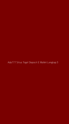 Tampilan Antarmuka Aplikasi Ada777 Situs Togel Deposit E Wallet Lengkap - 3