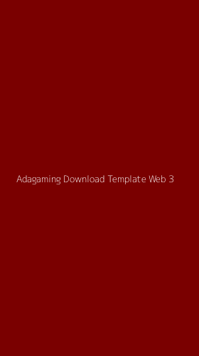 Tampilan Antarmuka Aplikasi Adagaming Download Template Web - 3