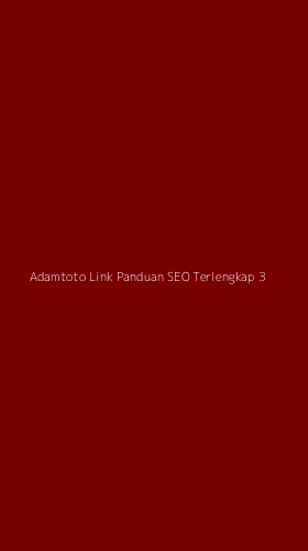 Tampilan Antarmuka Aplikasi Adamtoto Link Panduan Seo Terlengkap - 3