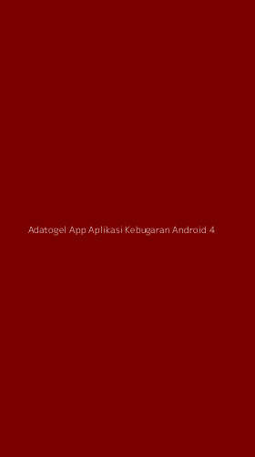 Tampilan Antarmuka Aplikasi Adatogel App Aplikasi Kebugaran Android - 4