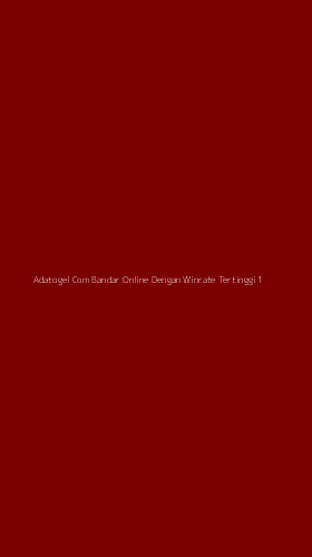 Tampilan Antarmuka Aplikasi Adatogel Com Bandar Online Dengan Winrate Tertinggi - 1