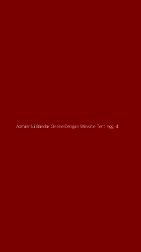 Tampilan Antarmuka Aplikasi Adminriki Bandar Online Dengan Winrate Tertinggi - 4