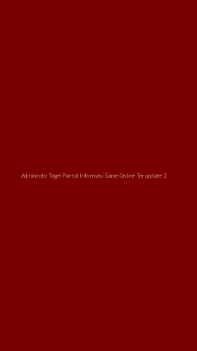 Tampilan Antarmuka Aplikasi Admintoto Togel Portal Informasi Game Online Terupdate - 2