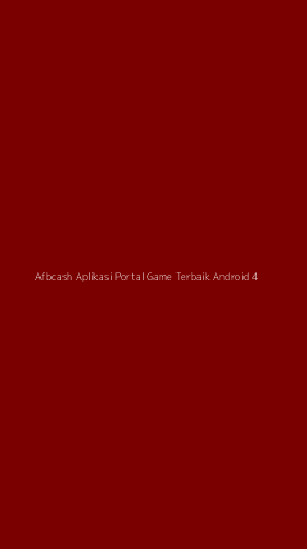 Tampilan Antarmuka Aplikasi Afbcash Aplikasi Portal Game Terbaik Android - 4