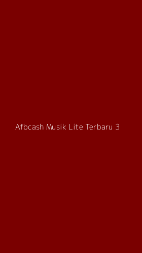 Tampilan Antarmuka Aplikasi Afbcash Musik Lite Terbaru - 3