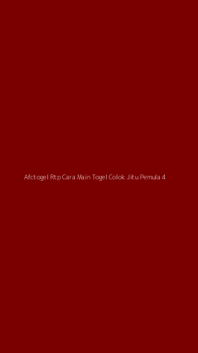 Tampilan Antarmuka Aplikasi Afctogel Rtp Cara Main Togel Colok Jitu Pemula - 4