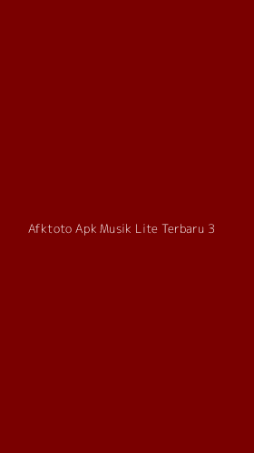 Tampilan Antarmuka Aplikasi Afktoto Apk Musik Lite Terbaru - 3