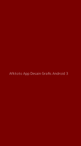 Tampilan Antarmuka Aplikasi Afktoto App Desain Grafis Android - 3