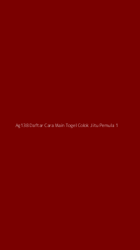 Tampilan Antarmuka Aplikasi Ag138 Daftar Cara Main Togel Colok Jitu Pemula - 1