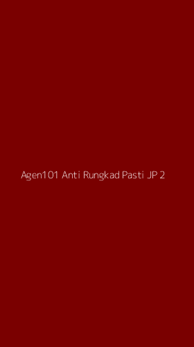 Tampilan Antarmuka Aplikasi Agen101 Anti Rungkad Pasti Jp - 2