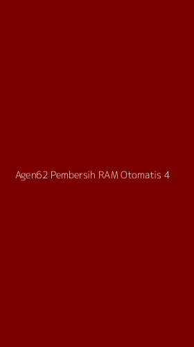 Tampilan Antarmuka Aplikasi Agen62 Pembersih Ram Otomatis - 4