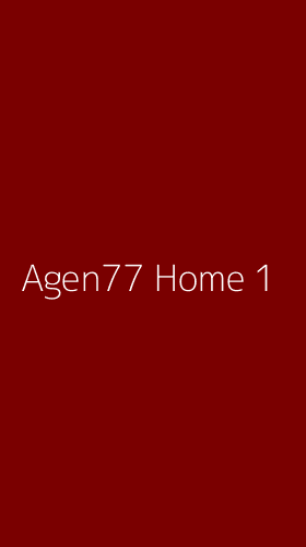 Tampilan Antarmuka Aplikasi Agen77 Home - 1