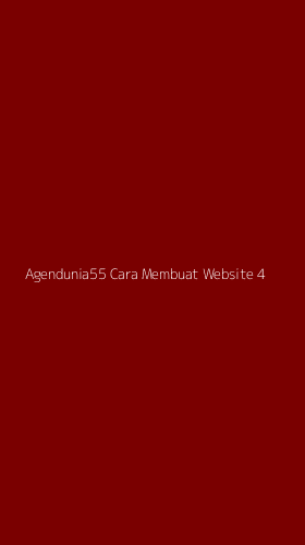 Tampilan Antarmuka Aplikasi Agendunia55 Cara Membuat Website - 4