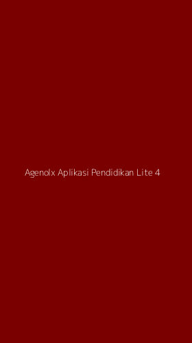 Tampilan Antarmuka Aplikasi Agenolx Aplikasi Pendidikan Lite - 4