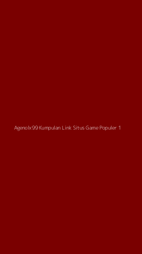Tampilan Antarmuka Aplikasi Agenolx99 Kumpulan Link Situs Game Populer - 1