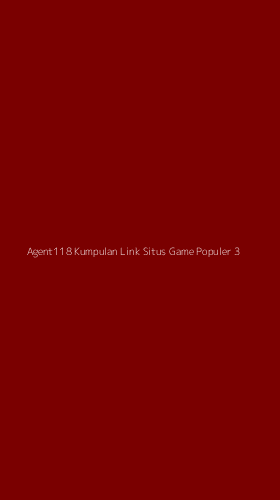 Tampilan Antarmuka Aplikasi Agent118 Kumpulan Link Situs Game Populer - 3