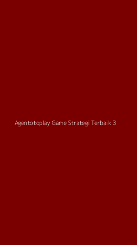 Tampilan Antarmuka Aplikasi Agentotoplay Game Strategi Terbaik - 3