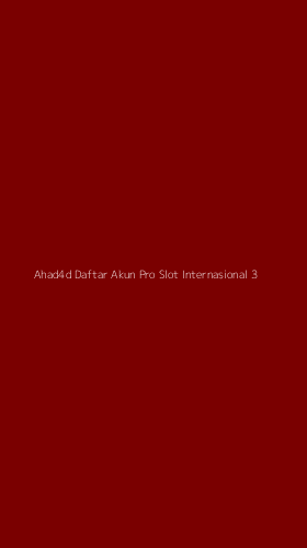Tampilan Antarmuka Aplikasi Ahad4d Daftar Akun Pro Slot Internasional - 3