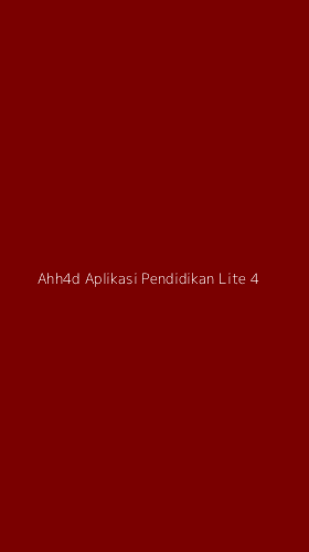 Tampilan Antarmuka Aplikasi Ahh4d Aplikasi Pendidikan Lite - 4