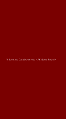 Tampilan Antarmuka Aplikasi Ahlidomino Cara Download Apk Game Resmi - 4