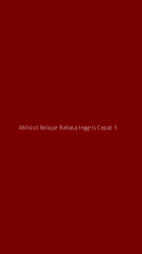Tampilan Antarmuka Aplikasi Ahlislot Belajar Bahasa Inggris Cepat - 3