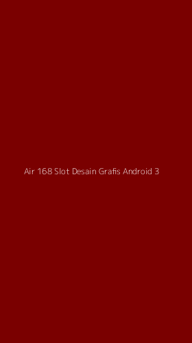 Tampilan Antarmuka Aplikasi Air 168 Slot Desain Grafis Android - 3