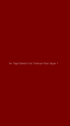 Tampilan Antarmuka Aplikasi Air Togel Bandar Slot Terbesar Pasti Bayar - 1