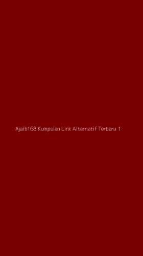 Tampilan Antarmuka Aplikasi Ajaib168 Kumpulan Link Alternatif Terbaru - 1