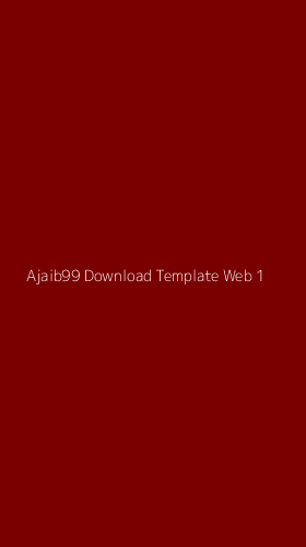 Tampilan Antarmuka Aplikasi Ajaib99 Download Template Web - 1