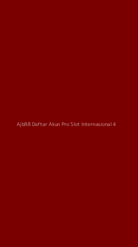 Tampilan Antarmuka Aplikasi Ajb88 Daftar Akun Pro Slot Internasional - 4