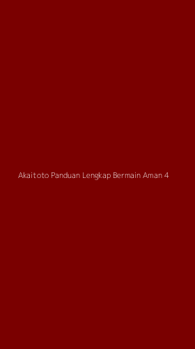Tampilan Antarmuka Aplikasi Akaitoto Panduan Lengkap Bermain Aman - 4