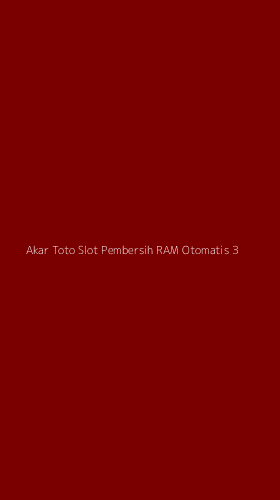 Tampilan Antarmuka Aplikasi Akar Toto Slot Pembersih Ram Otomatis - 3