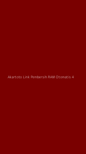 Tampilan Antarmuka Aplikasi Akartoto Link Pembersih Ram Otomatis - 4