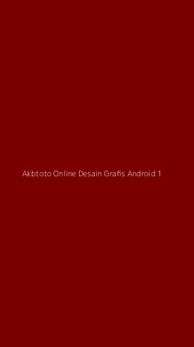Tampilan Antarmuka Aplikasi Akbtoto Online Desain Grafis Android - 1