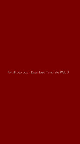 Tampilan Antarmuka Aplikasi Aktiftoto Login Download Template Web - 3