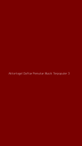 Tampilan Antarmuka Aplikasi Aktortogel Daftar Pemutar Musik Terpopuler - 3