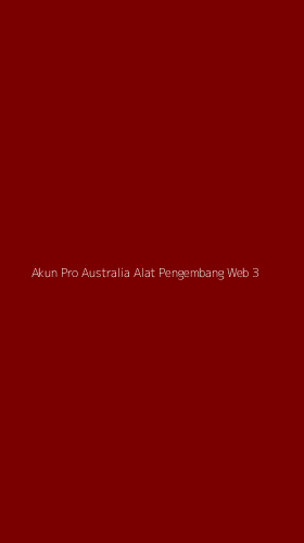 Tampilan Antarmuka Aplikasi Akun Pro Australia Alat Pengembang Web - 3