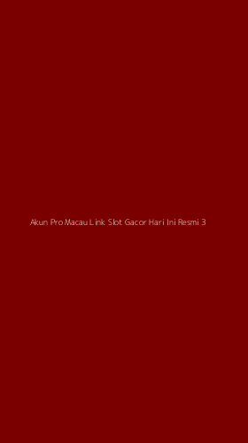 Tampilan Antarmuka Aplikasi Akun Pro Macau Link Slot Gacor Hari Ini Resmi - 3