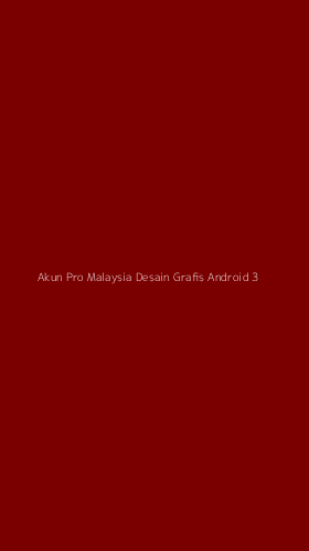 Tampilan Antarmuka Aplikasi Akun Pro Malaysia Desain Grafis Android - 3