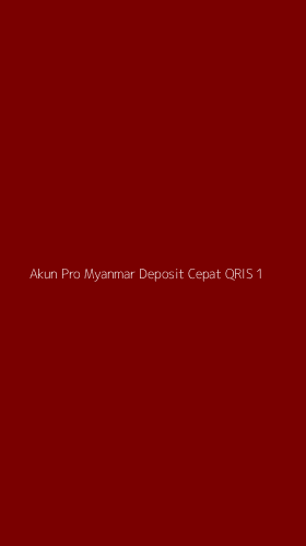 Tampilan Antarmuka Aplikasi Akun Pro Myanmar Deposit Cepat Qris - 1