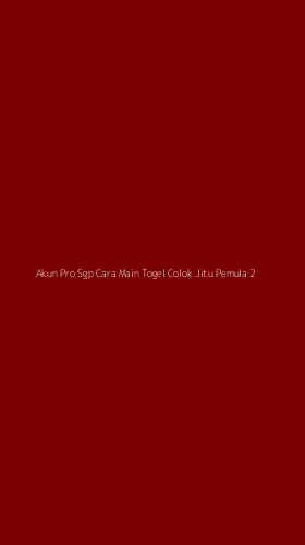 Tampilan Antarmuka Aplikasi Akun Pro Sgp Cara Main Togel Colok Jitu Pemula - 2