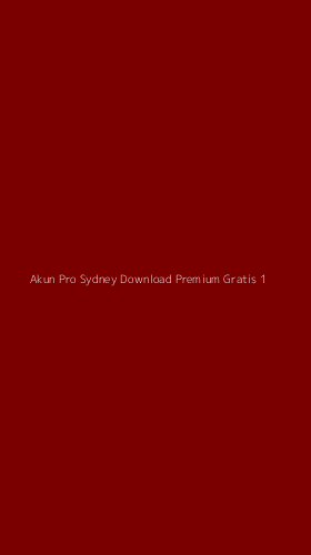 Tampilan Antarmuka Aplikasi Akun Pro Sydney Download Premium Gratis - 1