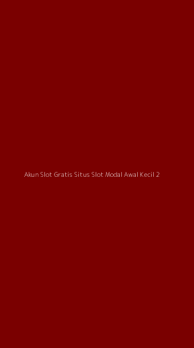 Tampilan Antarmuka Aplikasi Akun Slot Gratis Situs Slot Modal Awal Kecil - 2