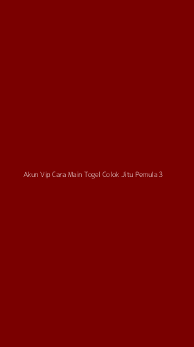Tampilan Antarmuka Aplikasi Akun Vip Cara Main Togel Colok Jitu Pemula - 3