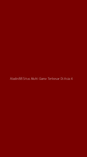 Tampilan Antarmuka Aplikasi Aladin88 Situs Multi Game Terbesar Di Asia - 4